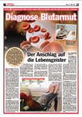tz - 09. März 2015: Diagnose Blutarmut; Quelle: Andreas Beez / tz